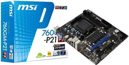 MSI 760GM-P21 (FX) AM3+Socket Micro-ATX AMD 760G Chipset DDR3 Motherboard