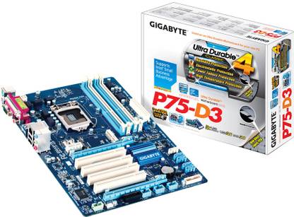 GIGABYTE GA-P75-D3 LGA 1155Socket ATX Intel B75 Chipset DDR3 Motherboard