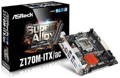 ASRock Z170M-ITX/ac LGA1151Socket Mini-ITX Intel Z170 Chipset DDR4 Motherboard for Desktop