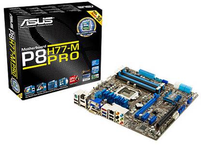 ASUS P8H77-M PRO LGA 1155Socket Micro-ATX Intel H77 Chipset DDR3 Motherboard
