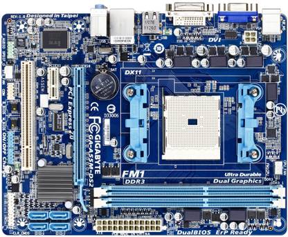 GIGABYTE A55M-DS2 FM1Socket Micro-ATX AMD A55 Chipset DDR3 Motherboard