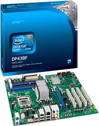Intel DP43BF LGA 775Socket ATX Intel P43 Chipset DDR3 Motherboard for Desktop