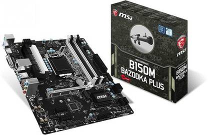 MSI B150M BAZOOKA PLUS LGA1151Socket Micro-ATX Intel® B150 Chipset DDR4 Motherboard for Desktop