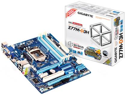 GIGABYTE GA-Z77M-D3H LGA 1155Socket Micro-ATX Intel Z77 Chipset DDR3 Motherboard