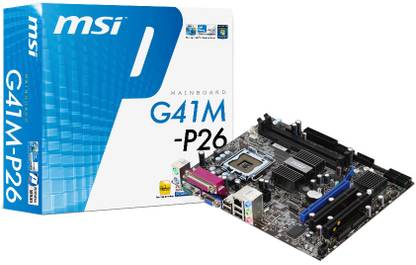 MSI G41M-P26 LGA 775Socket Micro-ATX Intel G41 Chipset DDR3 Motherboard
