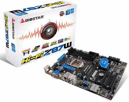 Biostar Hi-Fi Z87W LGA 1150Socket Micro-ATX Intel Z87 Chipset DDR3 Motherboard for Desktop