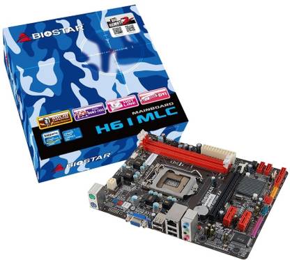 Biostar H61MLC LGA 1155Socket Micro-ATX Intel H61 Chipset DDR3 Motherboard for Desktop