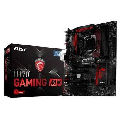 MSI H170 GAMING M3 LGA1151Socket ATX Intel H170 Chipset DDR4 Motherboard for Desktop
