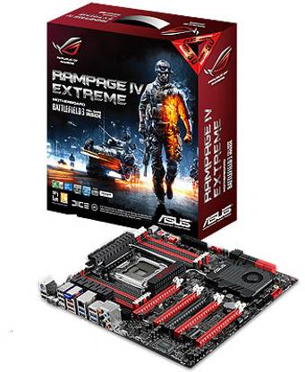 ASUS Rampage IV Extreme/BATTLEFIELD 3 LGA 2011Socket ATX Intel X79 Chipset DDR3 Motherboard for Desktop