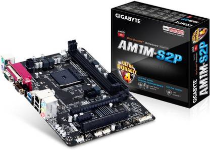 GIGABYTE GA-AM1M-S2P AM3Socket ATX AMD 760G Chipset DDR2 Motherboard for Desktop