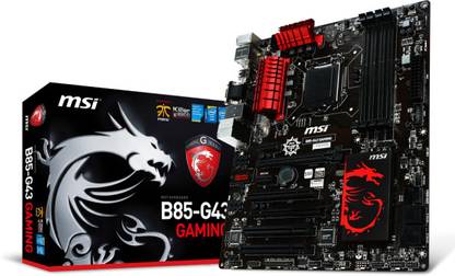 MSI B85-G43 Gaming LGA 1150Socket ATX Intel B85 Chipset DDR3 Motherboard for Desktop