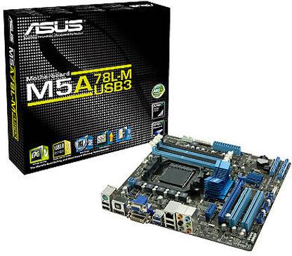 ASUS M5A78L-M/USB3 AM3+Socket Micro-ATX AMD 760G Chipset DDR3 Motherboard for Desktop