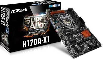 ASRock H170A-X1 LGA1151Socket ATX Intel H170 Chipset DDR4 Motherboard for Desktop