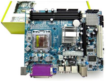 ZEBRONICS ZEB945 LGA 775Socket ATX Intel G45 Express  Chipset DDR2 Motherboard for Desktop