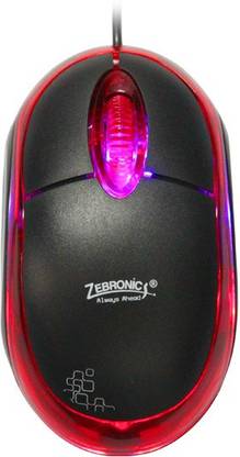 ZEBRONICS ZEB-M05 Plus Wired Ambidextrous Optical Mouse