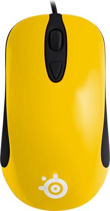 steelseries Kinzu V2 (Yellow) Wired Ambidextrous Optical  Gaming Mouse
