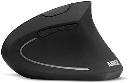 Anker 2.4G Wireless Vertical Ergonomic Optical Mouse, 800 / 1200 /1600DPI, 5 Buttons Wireless Optical  Gaming Mouse  with Bluetooth