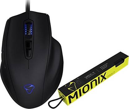 Mionix NAOS 7000 with SARGAS Medium Mousepad Wired Ambidextrous Optical Gaming Mouse