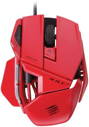 Mad Catz Cyborg R.A.T. 3 USB 2.0 Mouse Wired Ambidextrous Laser Gaming Mouse