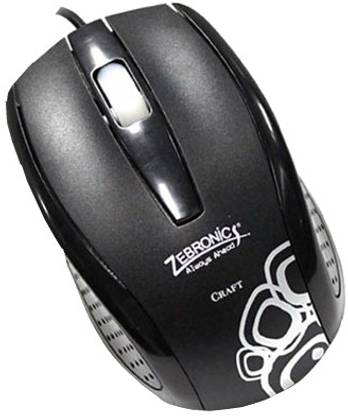 ZEBRONICS ZEB - M109 CRAFT Wired Ambidextrous Optical Mouse