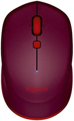 Logitech Bluetooth-M337-Red Wireless Ambidextrous Laser Mouse  with Bluetooth