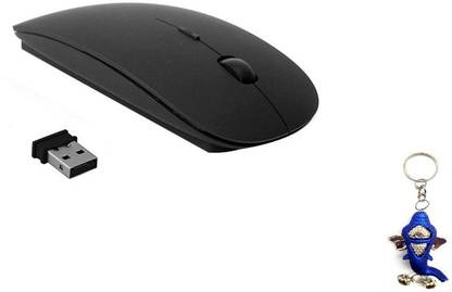TERABYTE Ultra Sleek Slim 2.4 Ghz Nano Receiver for PC Laptop Wireless Ambidextrous Optical Mouse