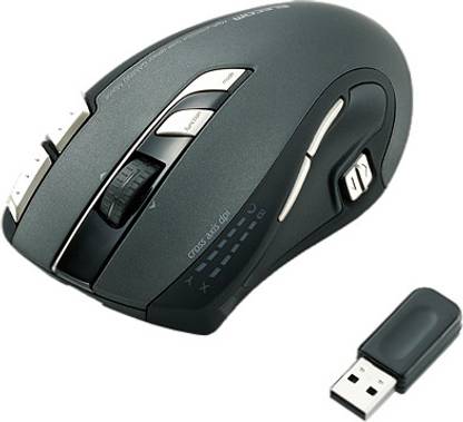 ELECOM Gaming M-H2DLBK Wireless Ambidextrous Laser Mouse