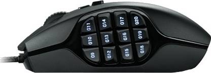 Logitech G600 MMO Wired Ambidextrous Laser  Gaming Mouse