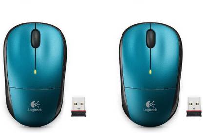 Logitech M215 (Pack of 2) Wireless Ambidextrous Optical Mouse