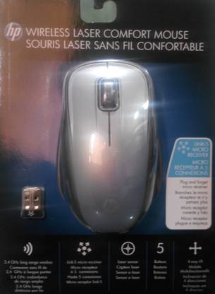 HP Laser Comfort Wireless Ambidextrous Laser Mouse