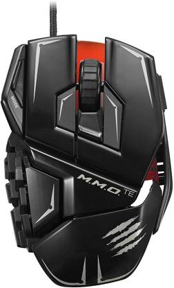 Mad Catz Mmo Tournament Edition Gaming For Pc & Mac Wired Ambidextrous Laser  Gaming Mouse