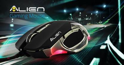 ZEBRONICS Alien Wired Ambidextrous Optical Gaming Mouse