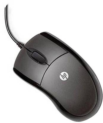 HP 3-Button Wired Optical Mouse