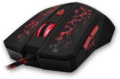 ZEBRONICS Fire Wired Ambidextrous Optical Gaming Mouse
