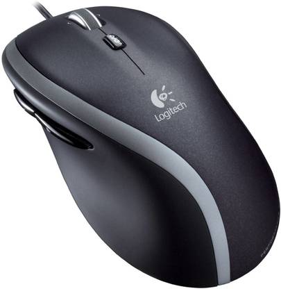 Logitech Corded Mouse (M500) Wired Ambidextrous Laser  Gaming Mouse
