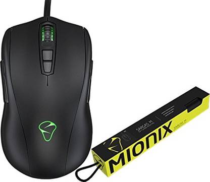 Mionix AVIOR 8200 with SARGAS Medium Mousepad Wired Laser Gaming Mouse