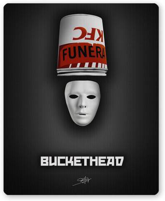 POSTERGUY Buckethead Brian Patrick Carroll Music and Guitar Legends Rock Bands Mousepad