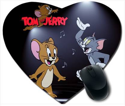 Awwsme Tom And Jerry Heart Mousepad