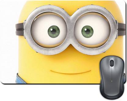 Rangeele Inkers Minion Face Closeup Non Slip Base Mousepad