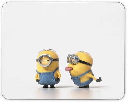 Digiclan Minion tongue out Mouse pad Non Slip Base Mousepad