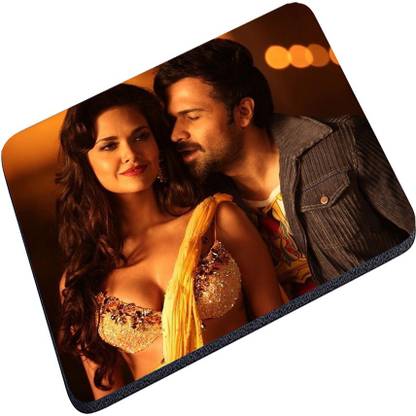 Magic Cases Critical Design Esha Gupta with Emraan Hashmi Non Slip Base Mousepad