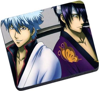 Magic Cases Critical Design shinsuke takasugi gintoki sakata gintama wallpap Non Slip Base Mousepad