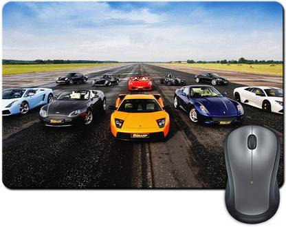 Rangeele Inkers Ready To Race Non Slip Base Mousepad