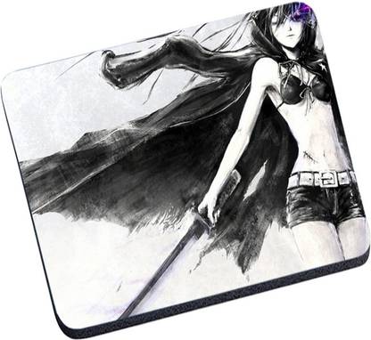 Magic Cases Critical Design black rock shooter anime hd wallpaper Non Slip Base Mousepad