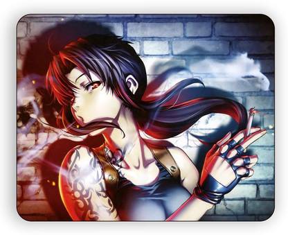Magic Cases revy black lagoon Anime High Quality Printing MousePad Design 1653 Non Slip Base Mousepad
