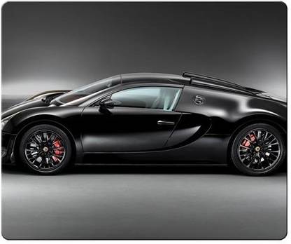 Magic Cases personal accurate cloth natural backing mouse Bugatti Veyron car logo super Non Slip Base Mousepad