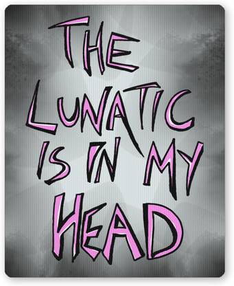 POSTERGUY Pink Floyd The Lunatic is in my Head Brain Damage The Dark Side of The Moon Mousepad