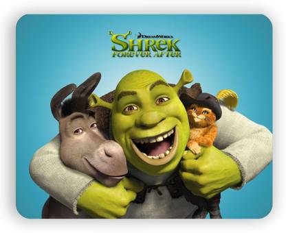 Magic Cases Latest design shrek donkey and puss in boots shrek forever aft stylish mousepad Non Slip Base Mousepad