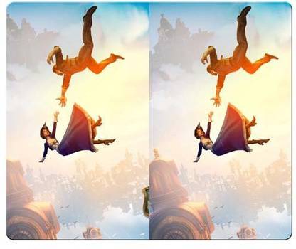 Magic Cases personal precise cloth antislip Quality Laptop bioshock infinite video game Non Slip Base Mousepad