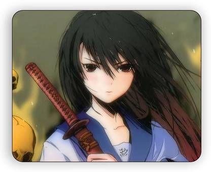 Magic Cases fuyuno haruaki girl weapons Anime katana High Quality Printing MousePad Design 1507 Non Slip Base Mousepad